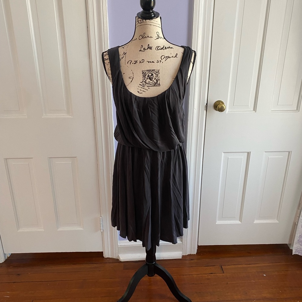 Free People - Mini Open Back Tie Dress